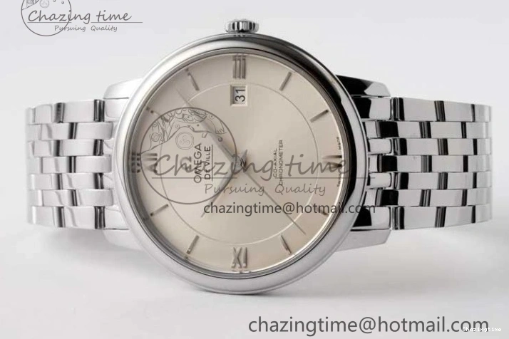 0506 Bright De Ville SS DIWF 1:1 Best Edition Silver Dial SS Markers on SS Bracelet MIYOTA 7848